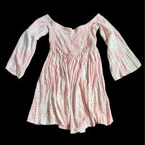 Torrid off the shoulder dress.